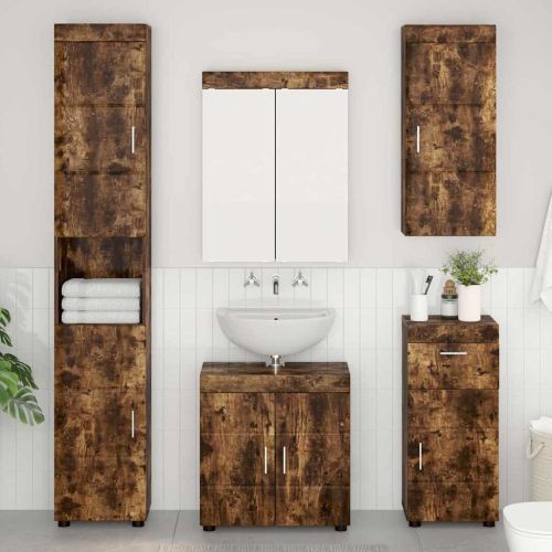 Комплект мебели за баня TULUM 5 pcs Димян дъб 60 x 34 x 63 см