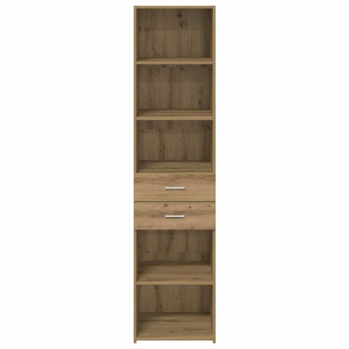 Висок шкаф с чекмедже Дъб 45 x 42,5 x 185 см Инженерно дърво