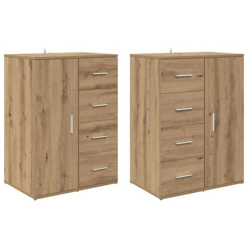 Скейдбордове Corona 2 pcs Дъб 59 x 39 x 80 см Инженерно дърво