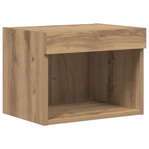 Кабинети за телевизор на стената 4 pcs Дъб Инженерно дърво