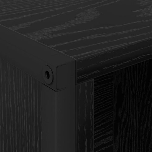 Шкаф за книги 2 pcs Черния дъб 99,5 x 30 x 108 см