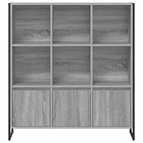 Шкаф за книги 2 pcs Сив Сонома 99,5 x 30 x 108 см