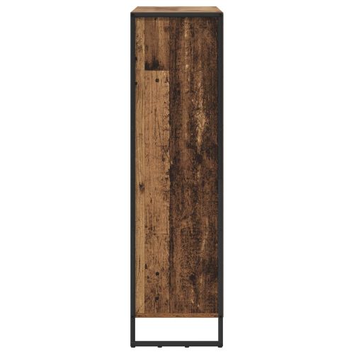 Шкаф за книги 2 pcs Старо дърво 99,5 x 30 x 108 см