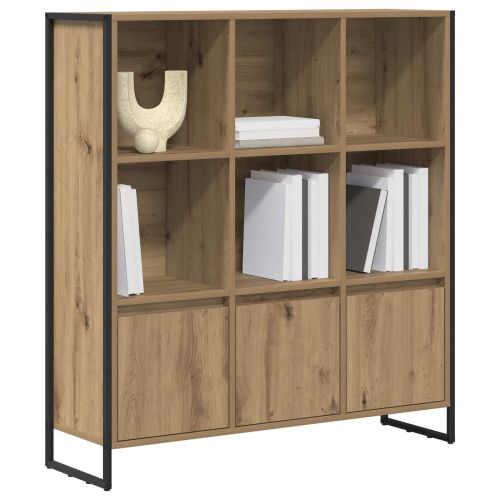 Шкаф за книги 2 pcs Дъб Артизан 99,5 x 30 x 108 см