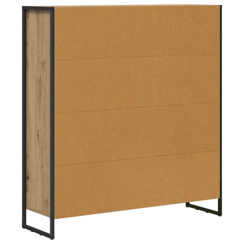 Шкаф за книги 2 pcs Дъб Артизан 99,5 x 30 x 108 см