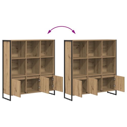 Шкаф за книги 2 pcs Дъб Артизан 99,5 x 30 x 108 см