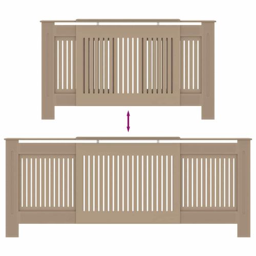 Калъф за радиатор 2 pcs Дъб сонома 205 x 20,5 x 81,5 см