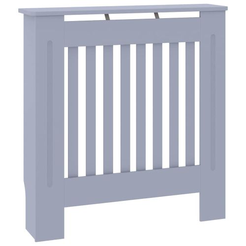 Калъф за радиатор Сив 78 x 19 x 81,5 см Инженерно дърво