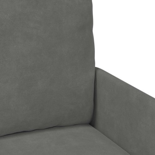 Комплекти дивани 3 pcs Тъмен сив 115 x 56 x 80 см Шперплат