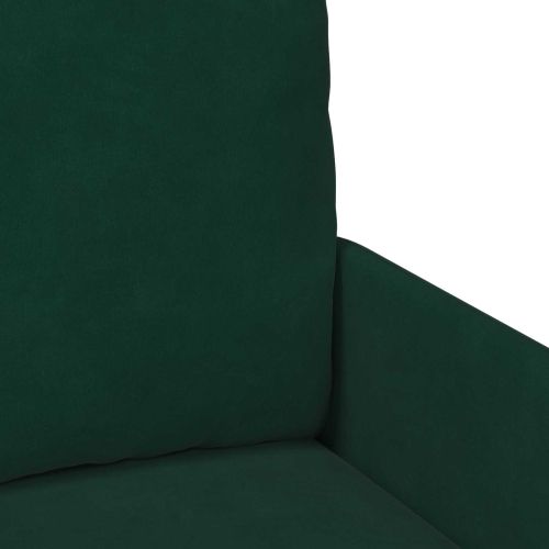Комплекти дивани 3 pcs Тъмен зелен 115 x 56 x 80 см Шперплат