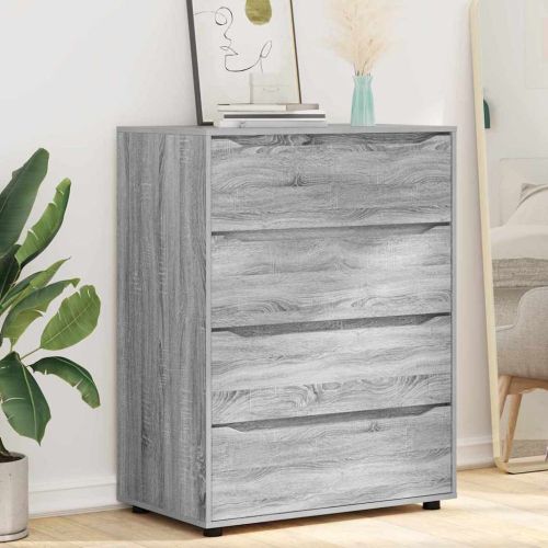 Шкафове за съхранение Сив Сонома 80 x 48 x 105 см