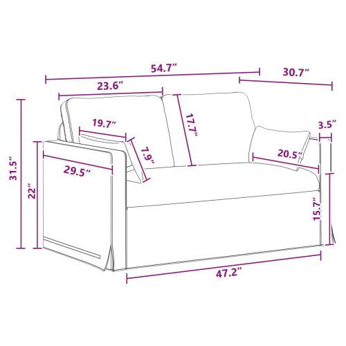 Комплект дивани 2 pcs Тъмен сив 139 x 78 x 80 см текстил
