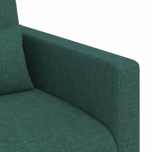 Комплект дивани 2 pcs Тъмен зелен 158 x 78 x 80 см текстил