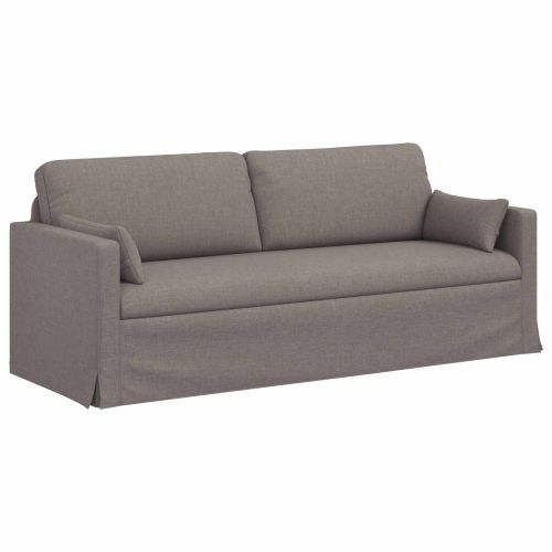 Комплект дивани 2 pcs Таупе 198 x 78 x 80 см текстил