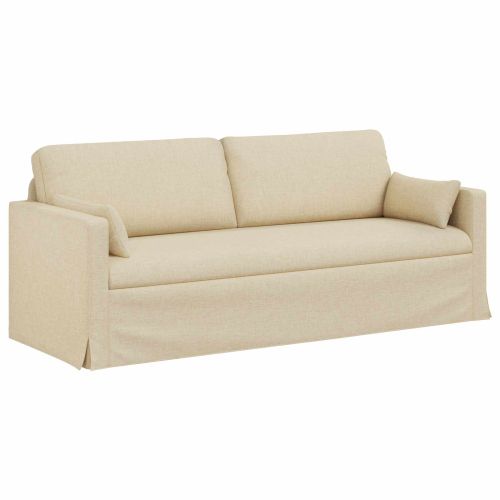 Комплект дивани 2 pcs Крем 198 x 78 x 80 см текстил