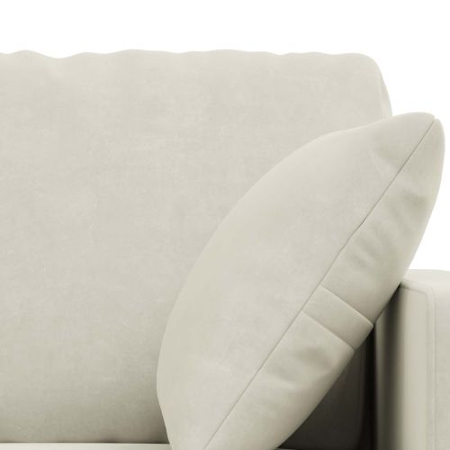 Комплект дивани 2 pcs Крем 198 x 78 x 80 см Кадифе