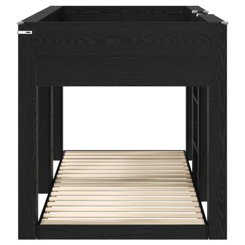 Двуетажно легло за деца Черния дъб 100 x 200 cm Инженерно дърво