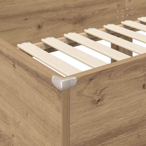 Двуетажно легло за деца Дъб 80 x 200 cm Инженерно дърво