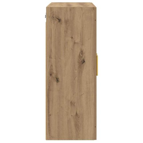Стенно монтиран шкаф 2 бр. Дъб 69,5 x 34 x 90 см