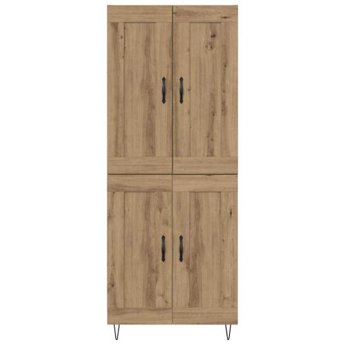 Висок шкаф Дъб 69,5 x 34 x 180 см Инженерно дърво