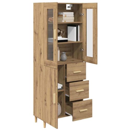 Висок шкаф Дъб 34,5 x 34 x 180 см Инженерна дървесина