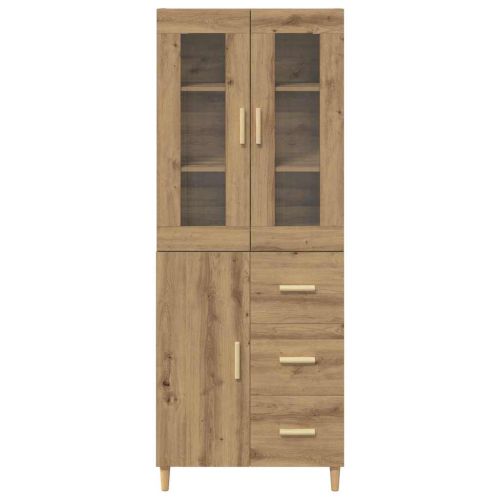 Висок шкаф Дъб 34,5 x 34 x 180 см Инженерна дървесина