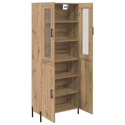 Висок шкаф Дъб 69,5 x 34 x 180 см Инженерно дърво
