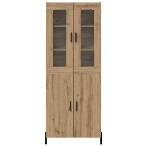 Висок шкаф Дъб 69,5 x 34 x 180 см Инженерно дърво