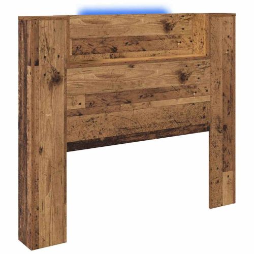 Облегалка за глава с рафт Старо дърво 120 x 15 x 103,5 см