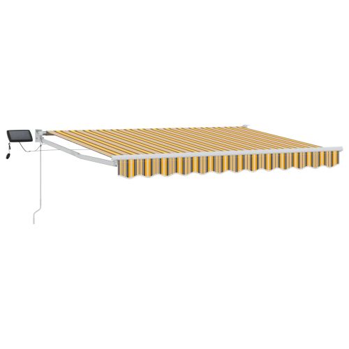 Ръчен изтеглящ сенник с LED светлини 3 x 2,5 m