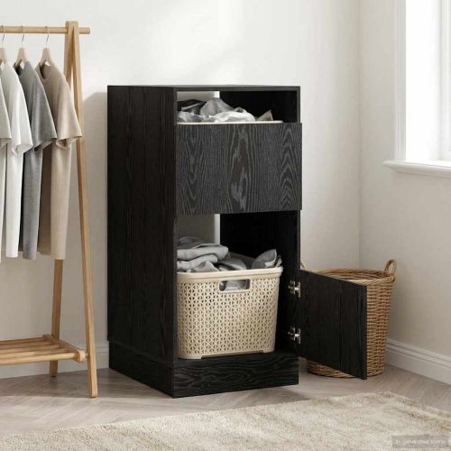 Мивка за пране Черния дъб 50 x 68 x 102 см Инженерно дърво