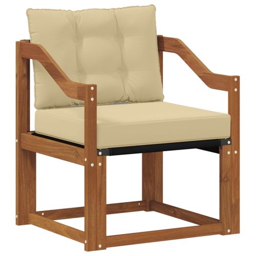 Външен диван Солидно акациево дърво Натурално