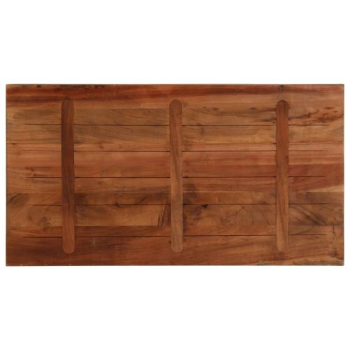 Плот за маса 110x60x2,5 см правоъгълен регенерирано дърво масив