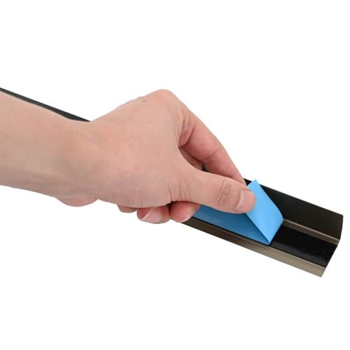 Профили за ръбове на стълби 10 pcs Шампанско 67 x 3 x 2 см