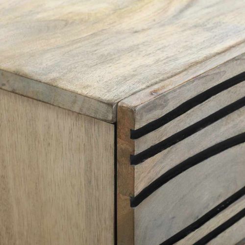 Нощен шкаф Бяло 50 x 33 x 60 см Инженерна дървесина