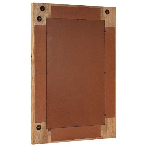 Огледало за баня Естествен 50 x 70 x 3 см Солидно мангово дърво