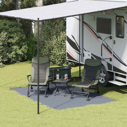 Килим за палатка Синьо и сиво 300 x 200 cm Полиетилен