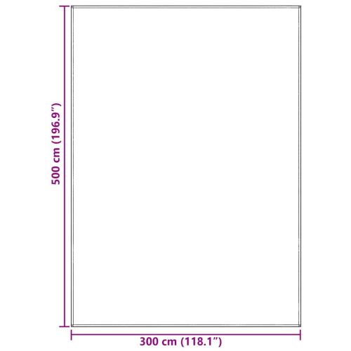 Килим за палатка Синьо и сиво 500 × 300 cm Полиетилен