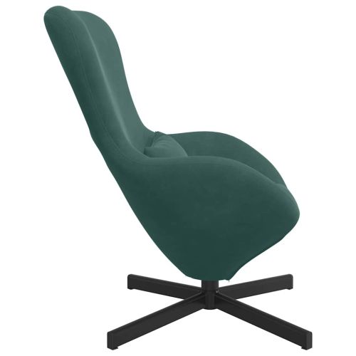 Стол яйце Тъмен зелен 63 x 73 x 90 см Кадифе