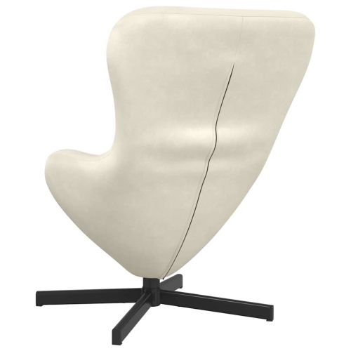 Стол яйце Крем 63 x 73 x 90 см Кадифе
