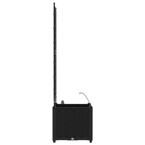 Градинска саксия Черно 40 x 40 x 142 cm ПП