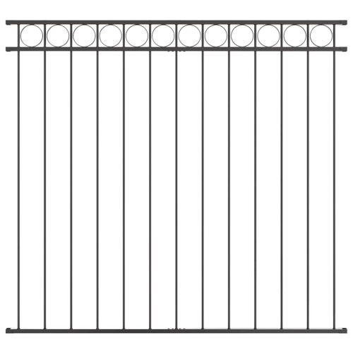 Елемент на оградата ASSEN Сив 170 x 150 см Стомана