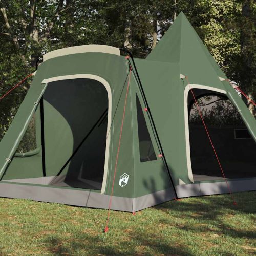 Тент тип Teepee за 5 души 5 души Зелен