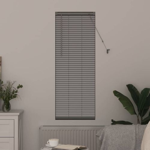 Вертикални щори Сребрист 130 x 45 см Алуминий