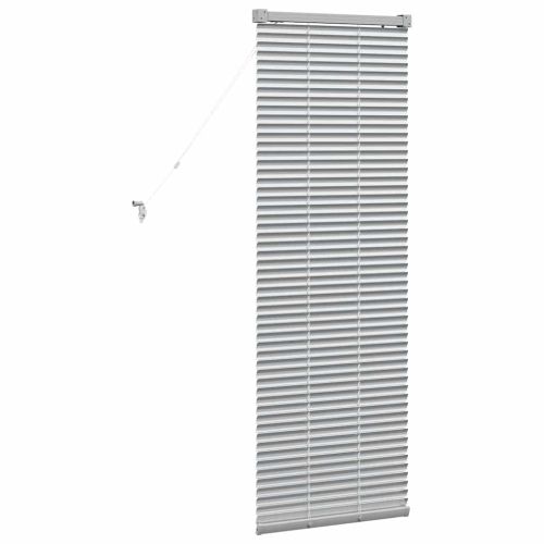 Вертикални щори Сребрист 130 x 45 см Алуминий