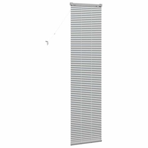 Вертикални щори Сребрист 175 x 40 см Алуминий