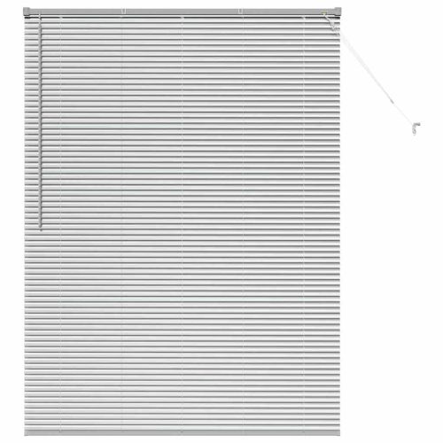 Вертикални щори Сребрист 175 x 130 см Алуминий