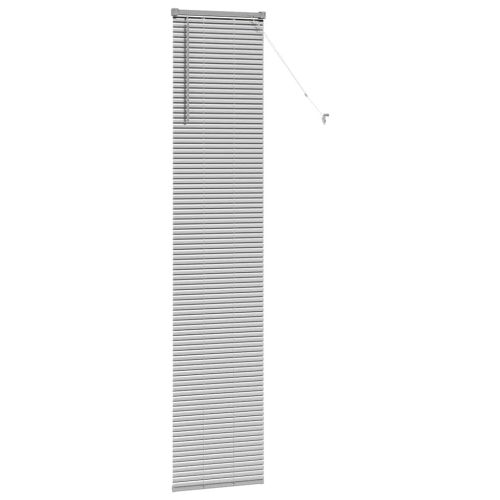 Вертикални щори Сребрист 220 x 45 см Алуминий