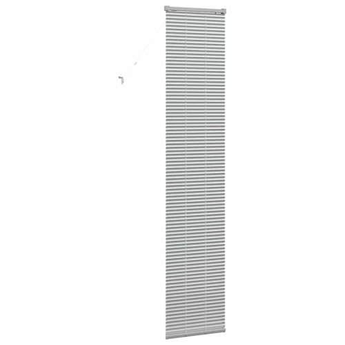 Вертикални щори Сребрист 220 x 45 см Алуминий