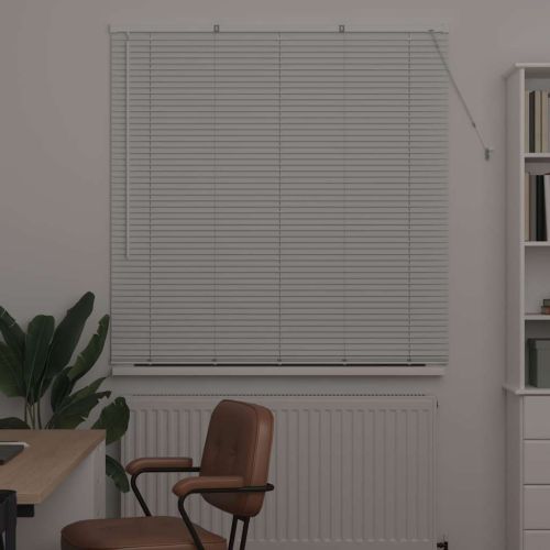 Вертикални щори Бяло 175 x 125 см Алуминий